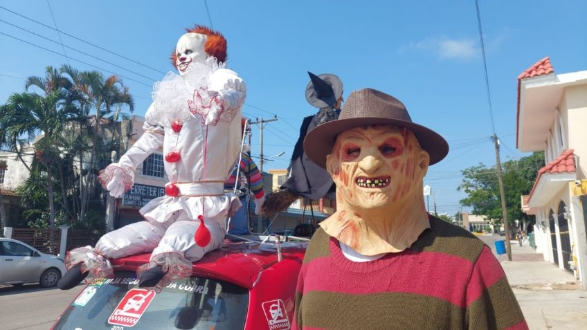 El taxi del terror: así se la ingenió un tampiqueño para robarse el pasaje en este Halloween