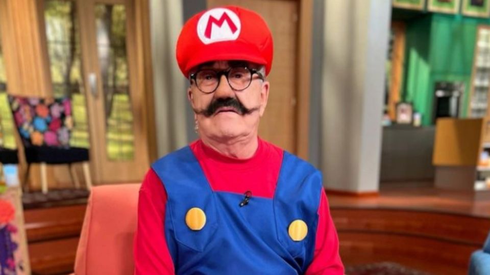 Pedrito Sola se disfrazó de Mario Bros