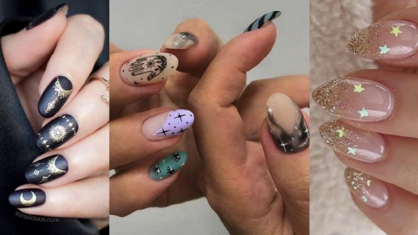 Renueva tu manicura con la técnica "magic nail art", ideal para las amantes del brillo