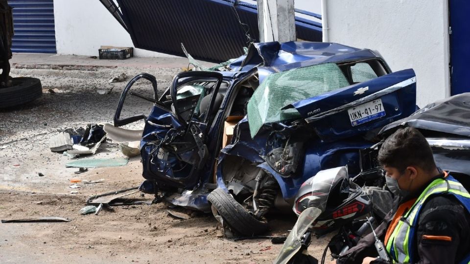 Aparentemente una falla mecánica en el camión provocó el accidente