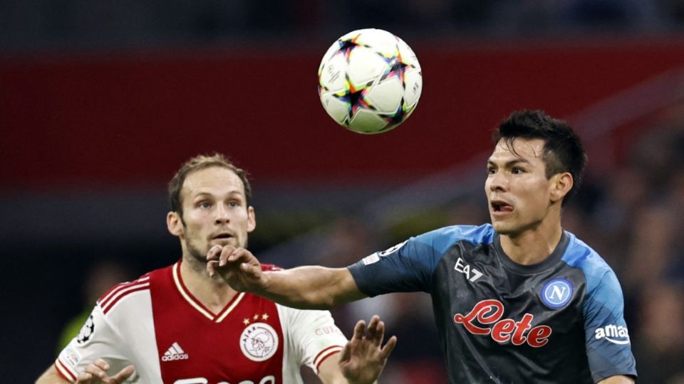 El Napoli, de Hirving Lozano, le propinó una dolorosa herida al Ajax