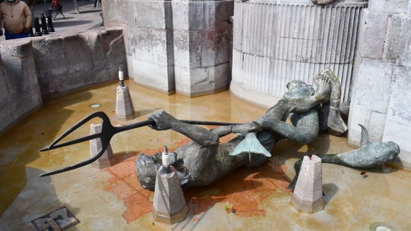 Vandalizan monumento histórico en la capital de Querétaro