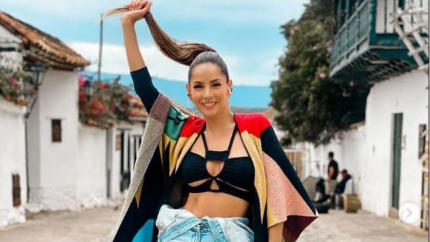 Carmen Villalobos conquista al bailar bachata con vestido lleno de aberturas y espejos