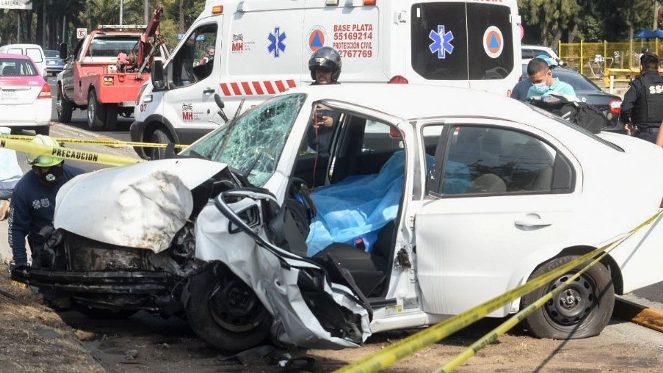 En 2021, murieron más de 13 mil 500 personas por accidentes vehiculares.