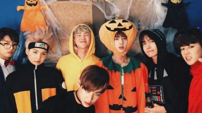 BTS se disfraza de catrinas mexicanas y celebra el Día de Muertos