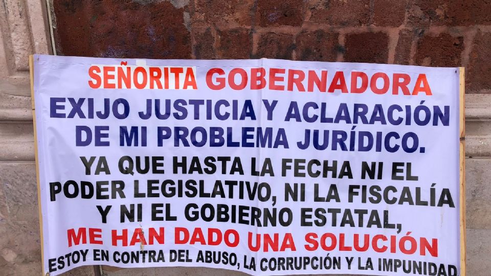 Ciudadano exige justicia a un problema jurídico