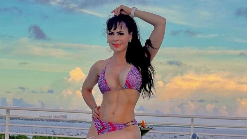 FOTO: Maribel Guardia derrite la red con elegante vestido de transparencias