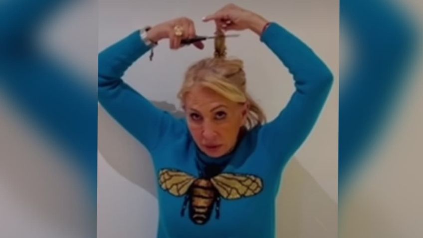 Laura Bozzo se corta el cabello en solidaridad con las mujeres en Irán: "Alcemos nuestras voces"