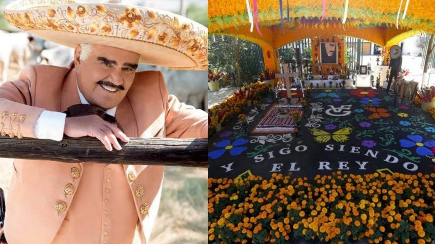 Vicente Fernández: artesanos de película "Coco" le pusieron su primera ofrenda, tiene más de 25 mil flores de cempasúchil