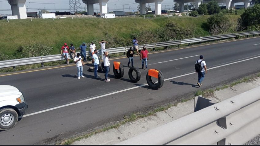 Bloqueo en Texcoco-Lecheria: liberan circulación en ambos sentidos