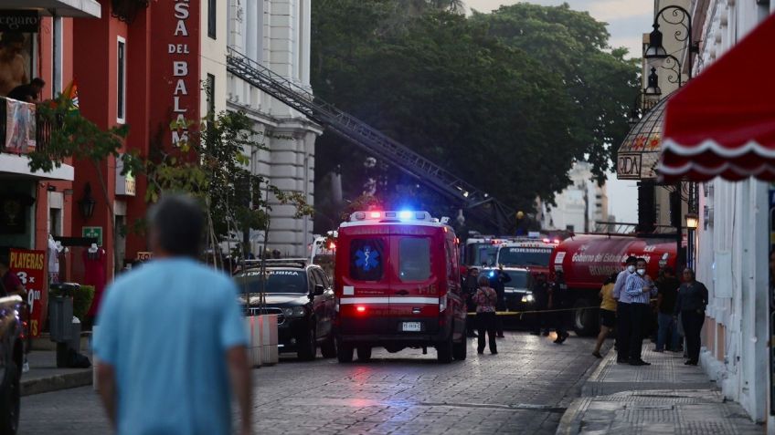 Se registra incendio en el Peón Contreras, teatro histórico de Yucatán