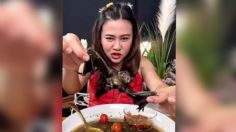 VIDEO | Youtuber es detenida por comerse un murciélago en sopa: "Mastiqué sus dientitos"