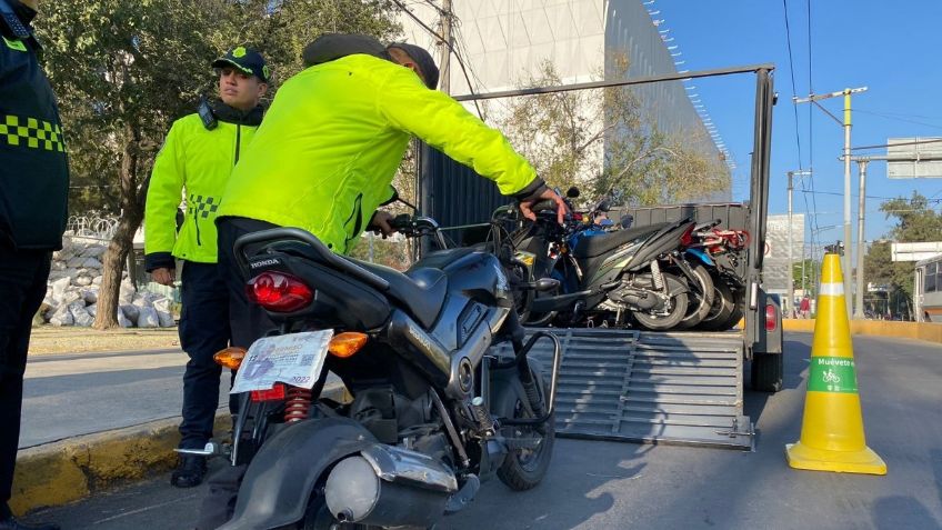 Gobierno CDMX realiza operativo de seguridad vial a motociclistas en Gustavo A. Madero