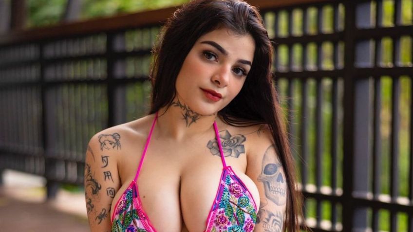 Desde la cama, Karely Ruiz paraliza Instagram con atrevida minifalda de red