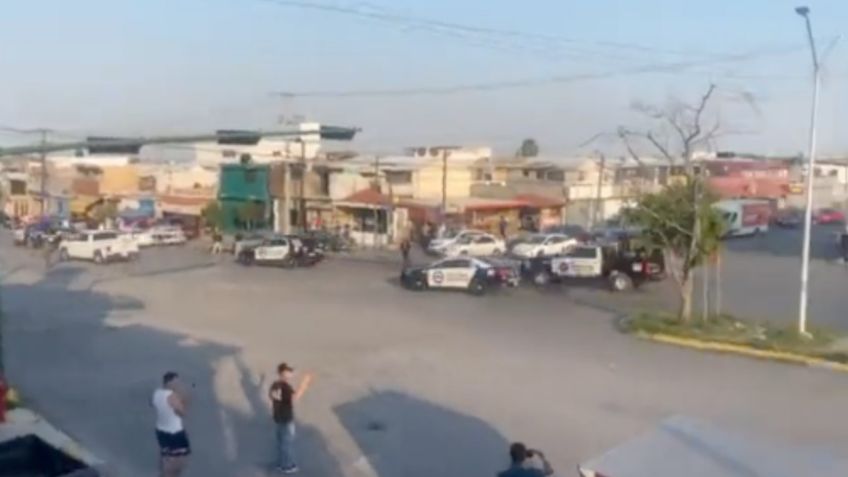 VIDEO | Balacera en Nuevo León: detonaciones dejan un policía herido en San Nicolás de los Garza