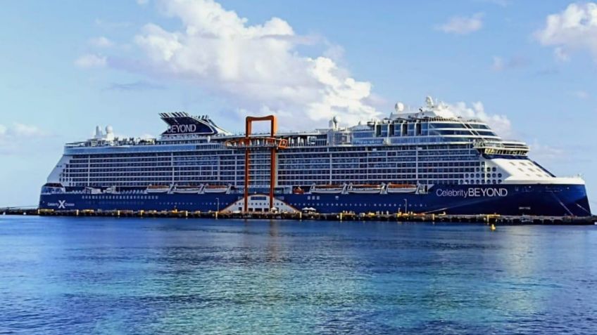 Crucero Beyond llega a los muelles de Mahahual en Quintana Roo