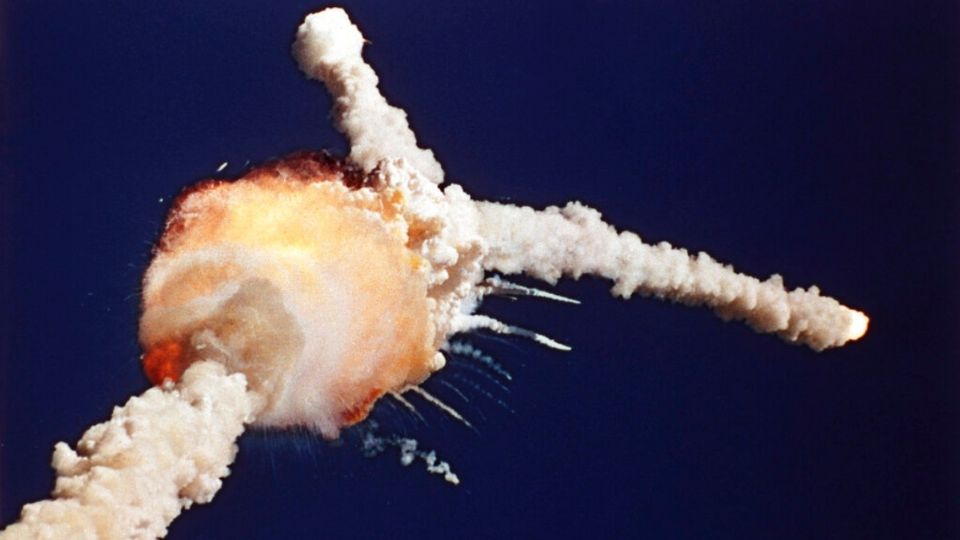 El Challenger estalló a segundos de haber despegado el 28 de enero de 1986.