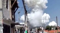 FOTOS: Tultepec registra 4 explosiones de un polvorín que dejan enorme nube de humo