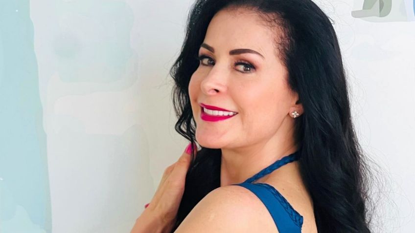 Lourdes Munguía se luce en entallado vestido de colores y presume toda su belleza