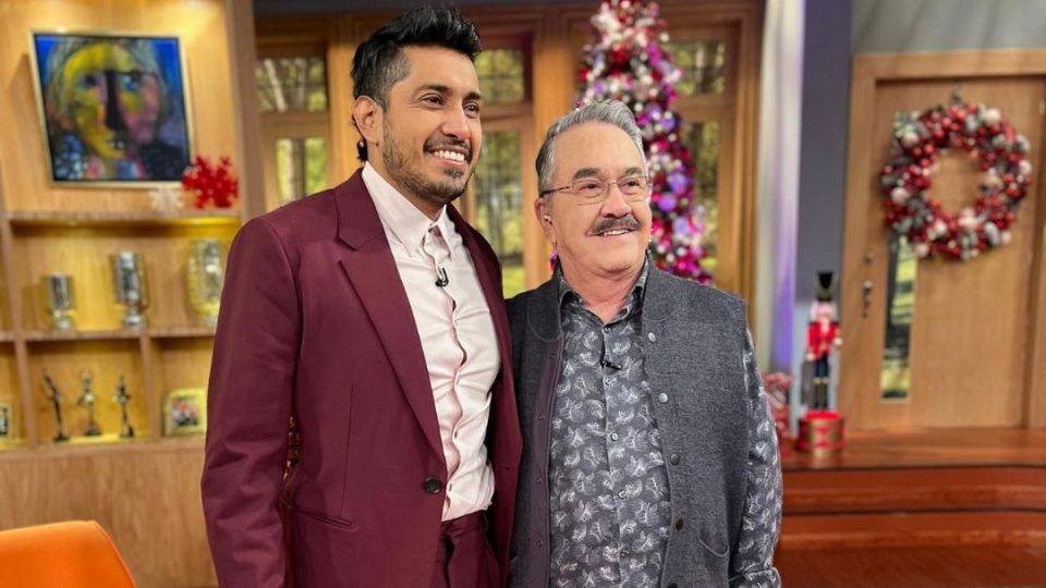 El actor visitó las instalaciones del programa de espectáculos