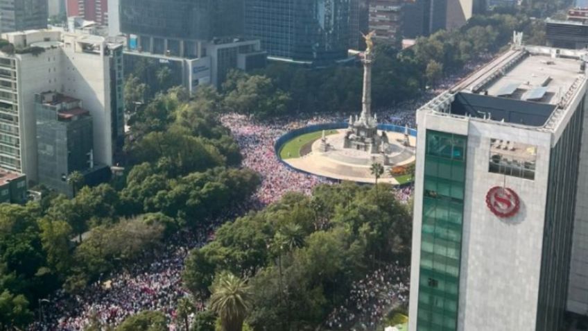 Galería: Marcha a favor del INE inunda el centro de CDMX