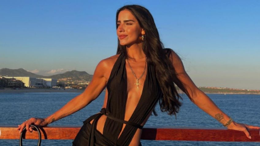 FOTO: Bárbara del Regil impacta con escote profundo y vestido negro