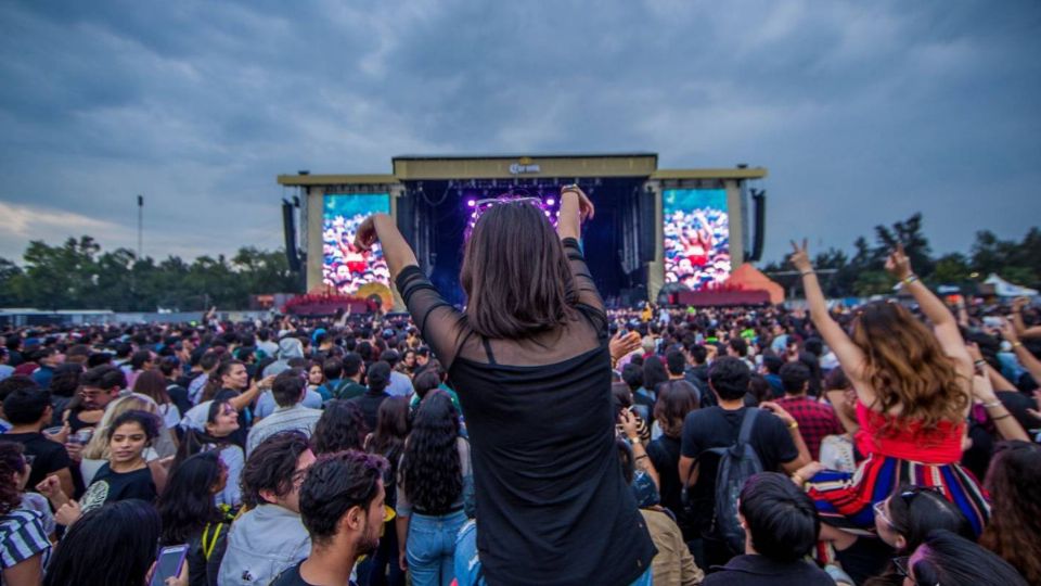 Imagen de asistentes del Corona Capital 2021.