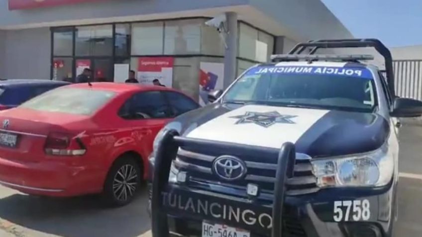 Paso a paso: así fue el violento robo de 2 millones de pesos en un banco de Tulancingo, Hidalgo