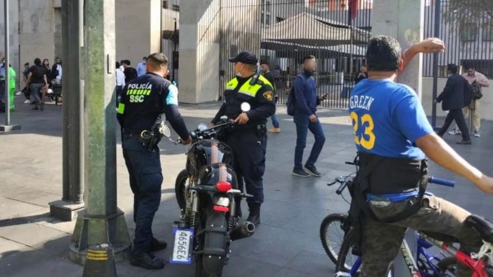 Miembros de la SSC aplicaron un operativo vial para liberar los espacios de la ciudad