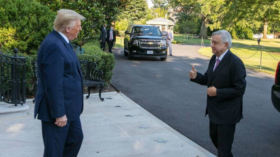 AMLO y Trump se reunieron previo a la presidencia de Biden.