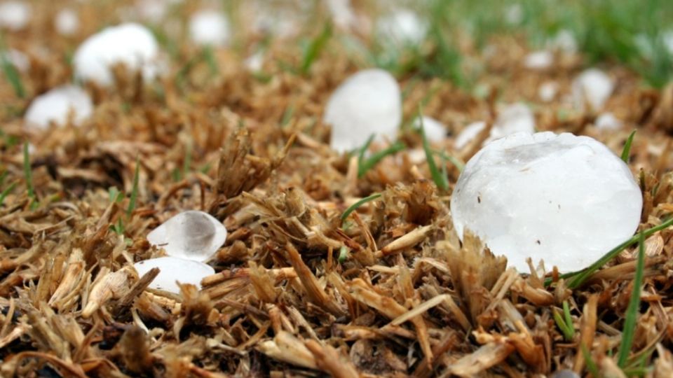 Las tormentas de granizo son muy peligrosas.