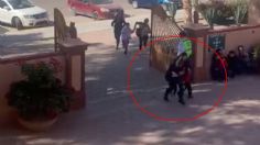 VIDEO | Minutos de pánico en Sonora: madres resguardan a sus hijos en escuela tras balacera