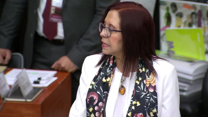 Leticia Ramírez comparece ante el Senado, destaca estrategias para evitar la deserción escolar