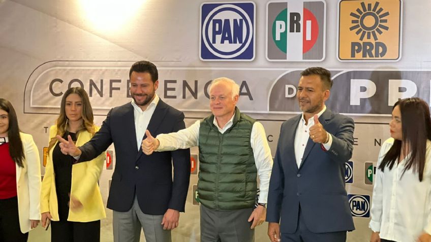 PAN, PRI y PRD analizan los perfiles para definir al abanderado de la coalición Va por México en el Edomex