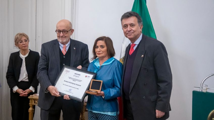 Teodora Rodríguez, la principal productora de chiles en Italia, recibe el reconocimiento a “Mexicano Distinguido”