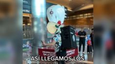 VIDEO | ¡Ya estamos en Qatar! Mexicano llega con bocina en los hombros y al son del mariachi