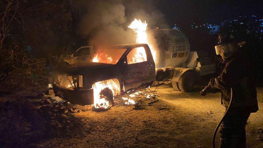 VIDEO: el impactante momento exacto en que explota una pipa de gas en Milpa Alta