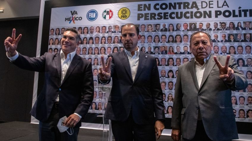 Va por México sigue pendiente de un hilo: el PAN condiciona la alianza con votos en el Congreso