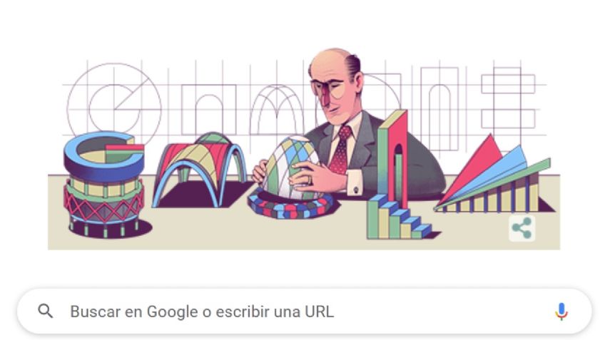 El homenaje de Google a Enrique de la Mora, el mexicano que diseñó la Facultad de Filosofía de la UNAM