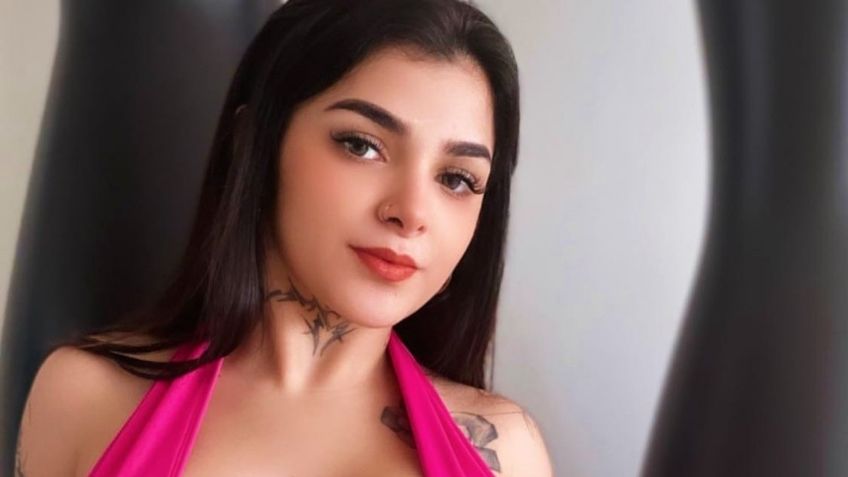 Karely Ruiz paraliza la red en lencería morada de encaje