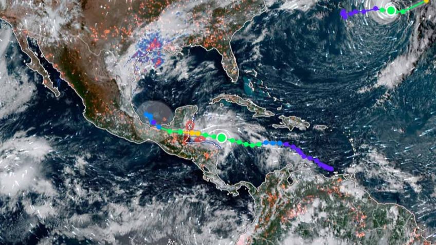 Depresión Tropical "Lisa" | Trayectoria EN VIVO 4 de noviembre