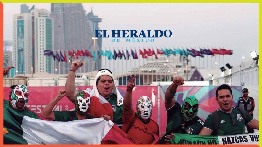 Se desborda la pasión tricolor y los aficionados mexicanos dan color en Qatar