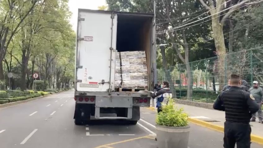 Roba un tráiler con 8 toneladas de despensa y pretendía llevarlo a Querétaro: ya fue detenido