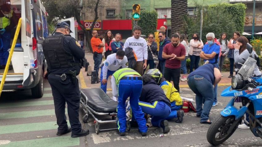 CDMX: mujer de 83 años fue arrollada por conductor que se dio a la fuga en la Escandón