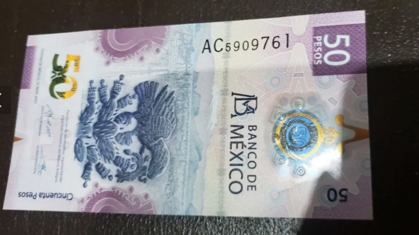 Estos son los billetes de 50 del ajolote que están valuados en más de 300 mil pesos