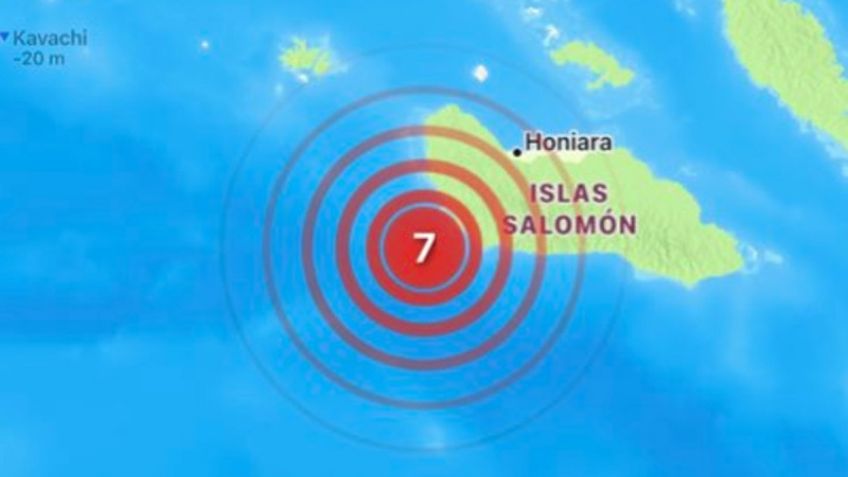 Activan alerta de tsunami tras fuerte sismo de magnitud 7.3 que sacudió las Islas Salomón