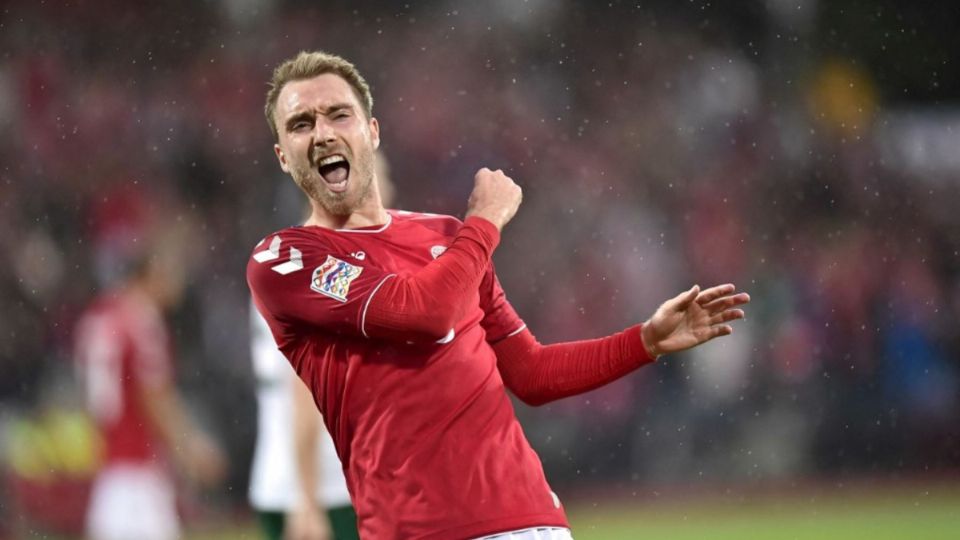 Christian Eriksen, jugador de Dinamarca.