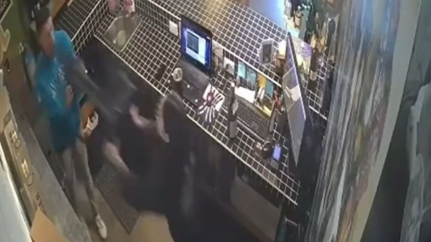 Video captó el escape de una mujer que fue acorralada por un sospechoso en bar de Tijuana