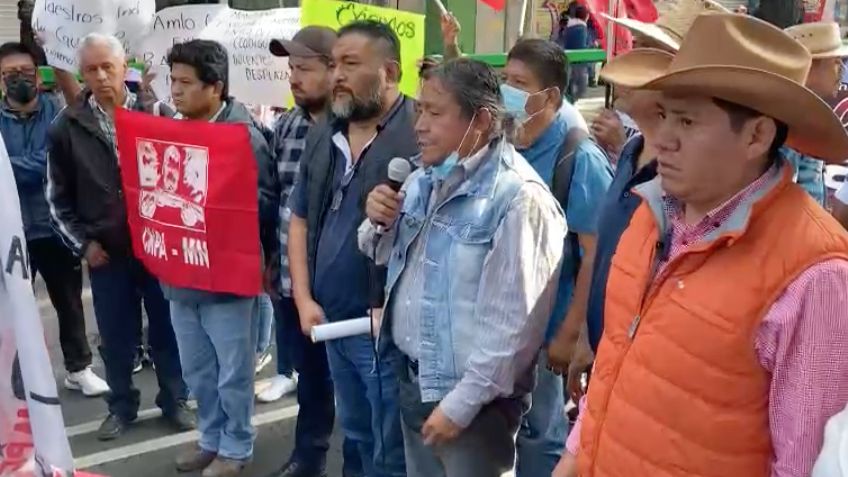 La CNTE amaga con realizar un plantón en el Zócalo si AMLO no los atiende