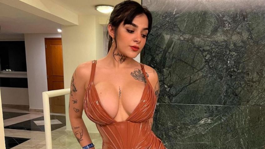 Karely Ruiz eleva la temperatura en Instagram con blusa semitransparente que asomó sus perforaciones